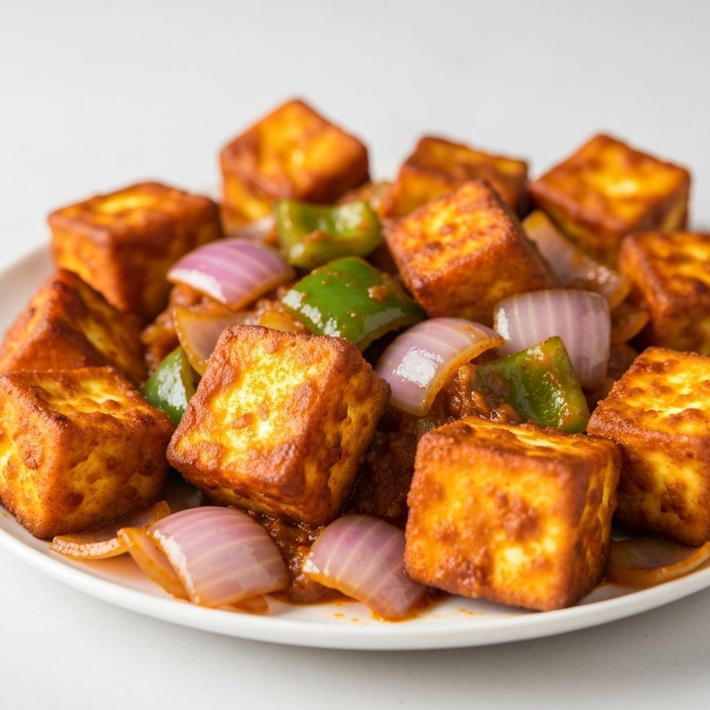 Chilli Paneer Dry (half)